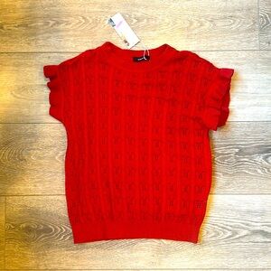 Dokotoo Tops for Women Trendy 2025 Casual Short Sleeve Sweater Knit Tops